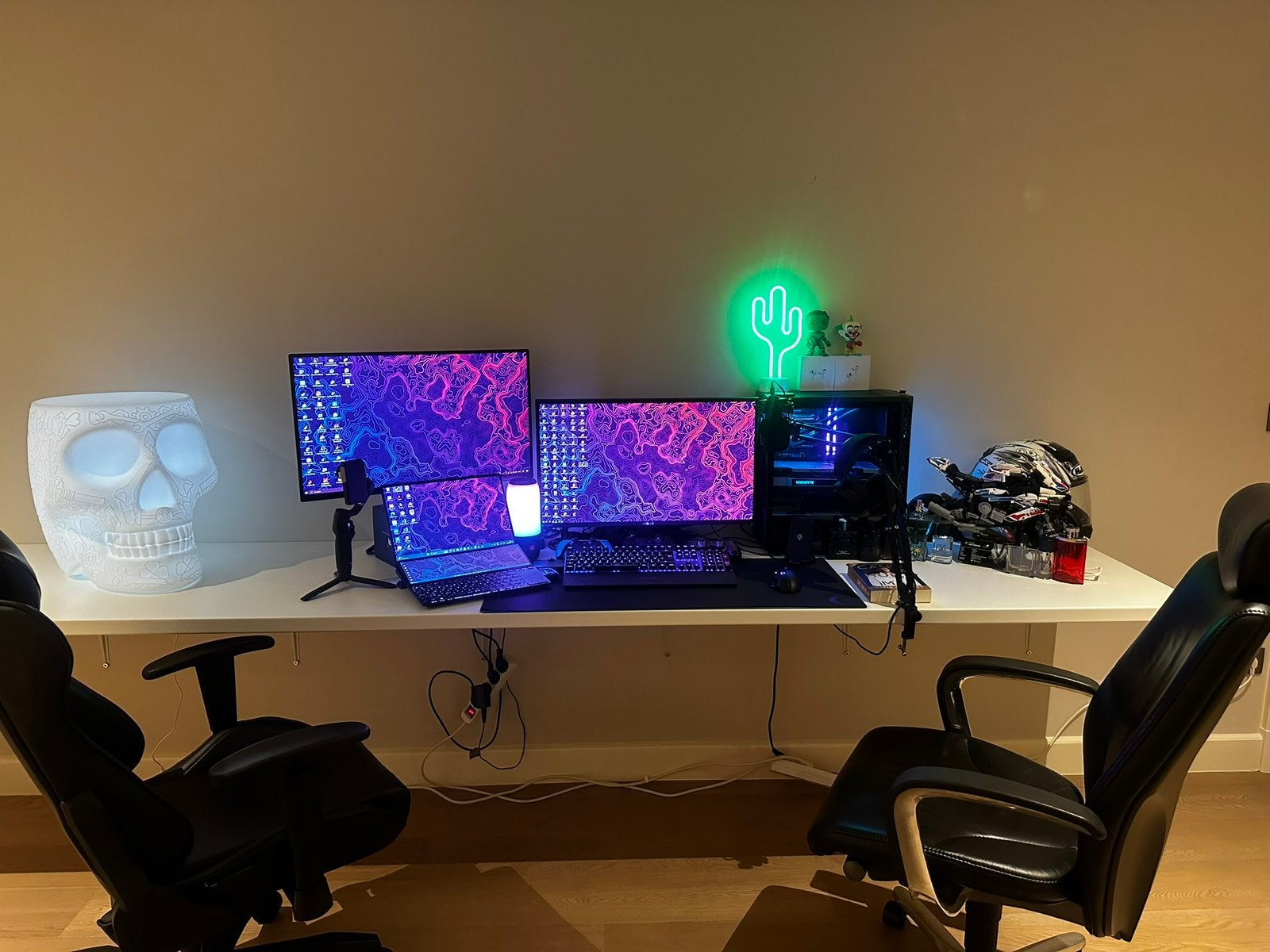 Te koop: volledige gaming setup., Autres types, Autres marques, Comme neuf, Enlèvement