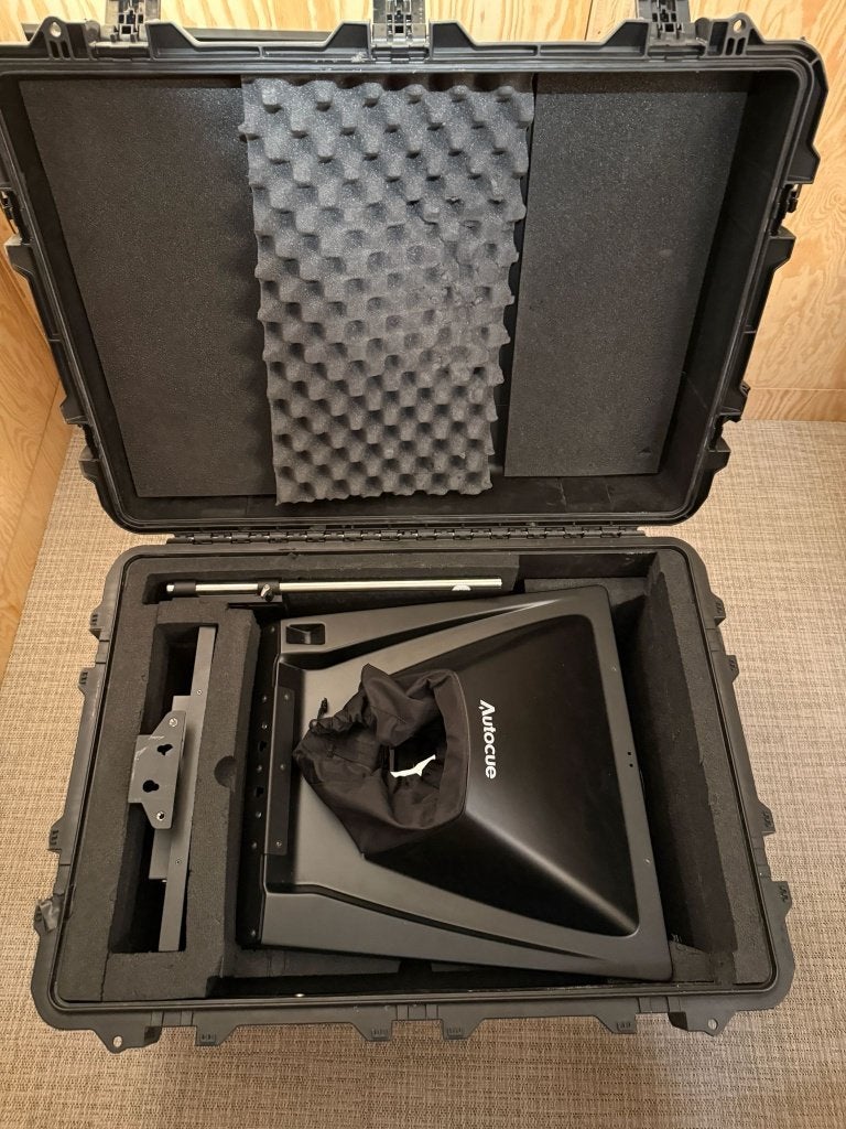 17" Pioneer teleprompter, Audio, Tv en Foto, Fotografie | Professionele apparatuur, Ophalen, Zo goed als nieuw