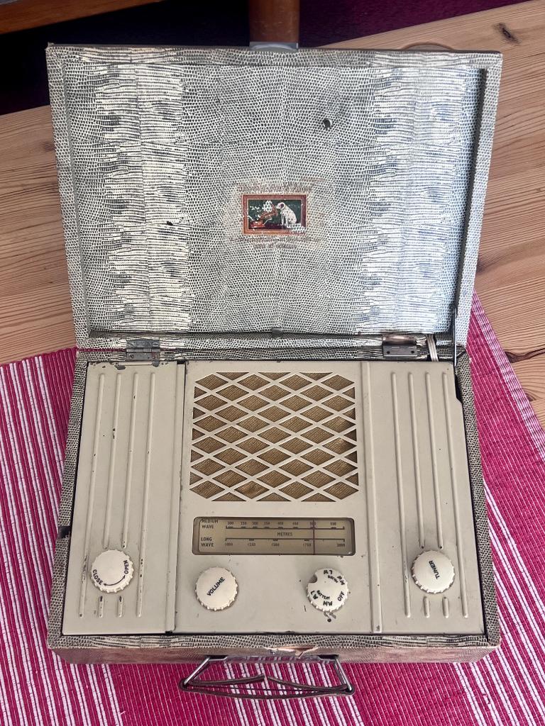 VINTAGE RADIO (His Marsters Voice), Ophalen, Niet werkend, Radio