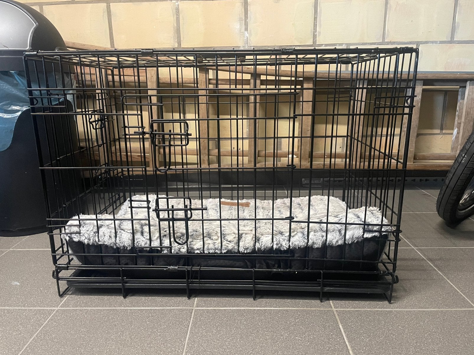 Opvouwbare bench 2 deuren., Dieren en Toebehoren, Ophalen, Zo goed als nieuw