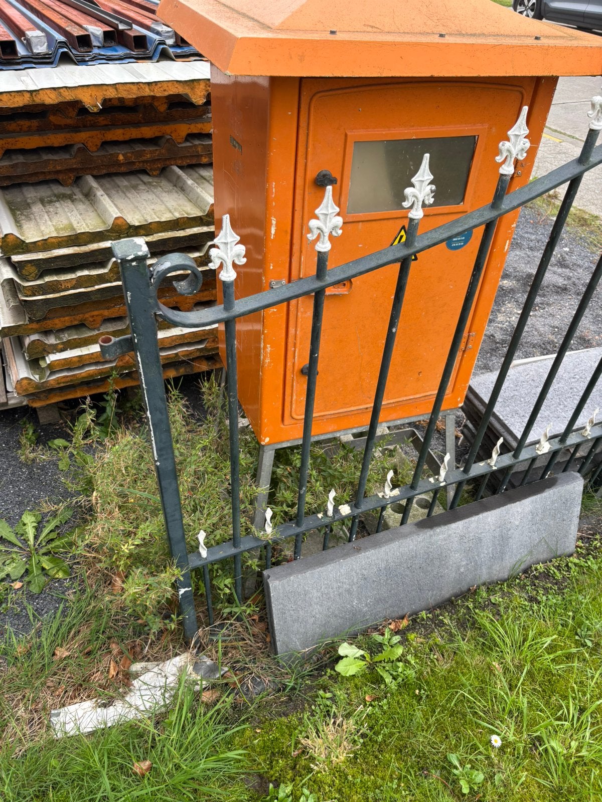 Vol ijzeren poort van 3meter (2X 1,5meter), Ophalen, Zo goed als nieuw