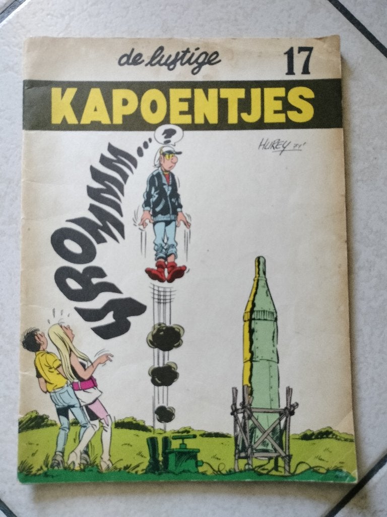 Strip De Lustige Kapoentjes 17 - Hurey, Boeken, Gelezen, Verzenden, Hurey, Eén stripboek