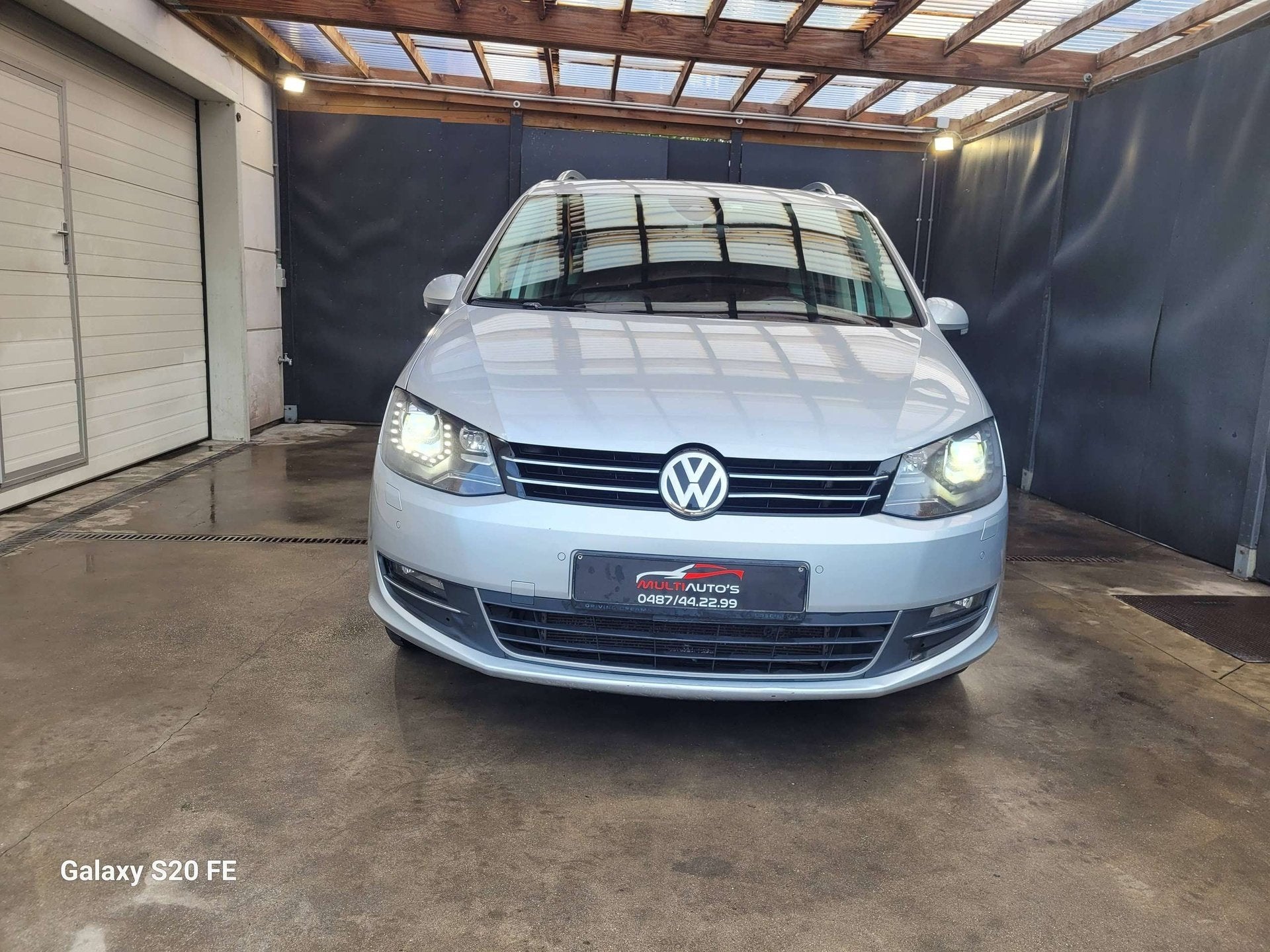 Volkswagen Sharan Sharan 2.0 TDi SCR Highline DSG, Autos, Argent ou Gris, Achat, Entreprise, 7 places