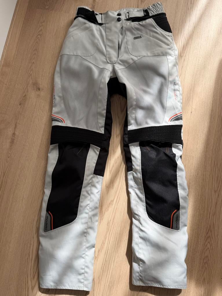 Motorbroek vrouw - Modeka upswing lady maat 36, Enlèvement, Seconde main, Femmes, Pantalon | textile