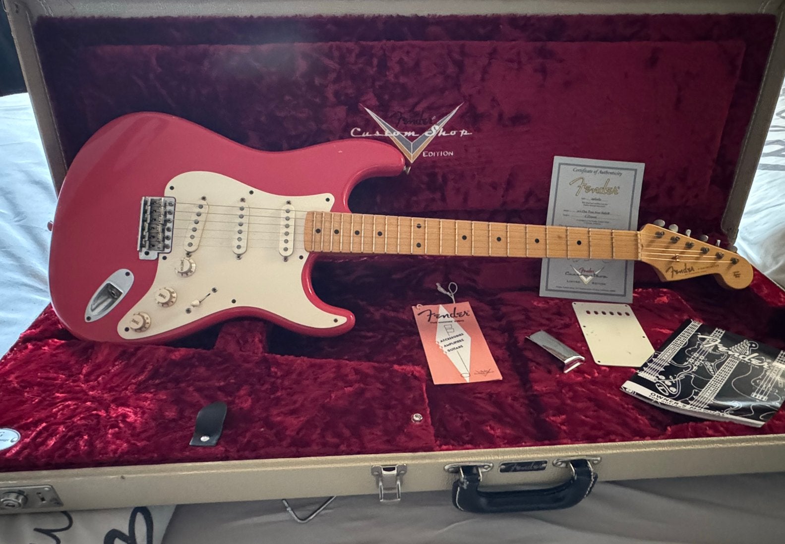 Fender stratocaster duo tone ltd custom shop, Ophalen, Gebruikt, Fender
