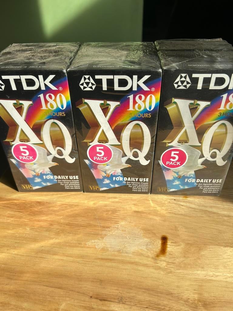 Cassettes audio tdk 180.   3x5, Enlèvement