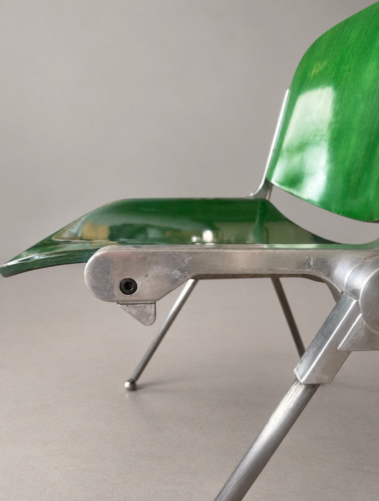 Set van 3 Vintage Agorà stoelen — Paolo Favaretto, Antiek en Kunst, Ophalen, Hout, Groen, Stoel