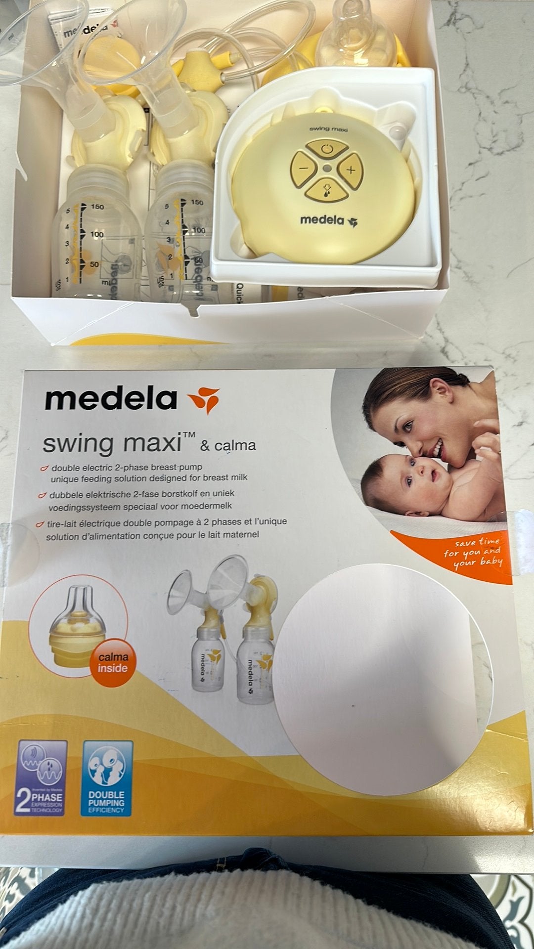 Medela swing maxi borstkolf, Enlèvement, Utilisé, Tire-lait
