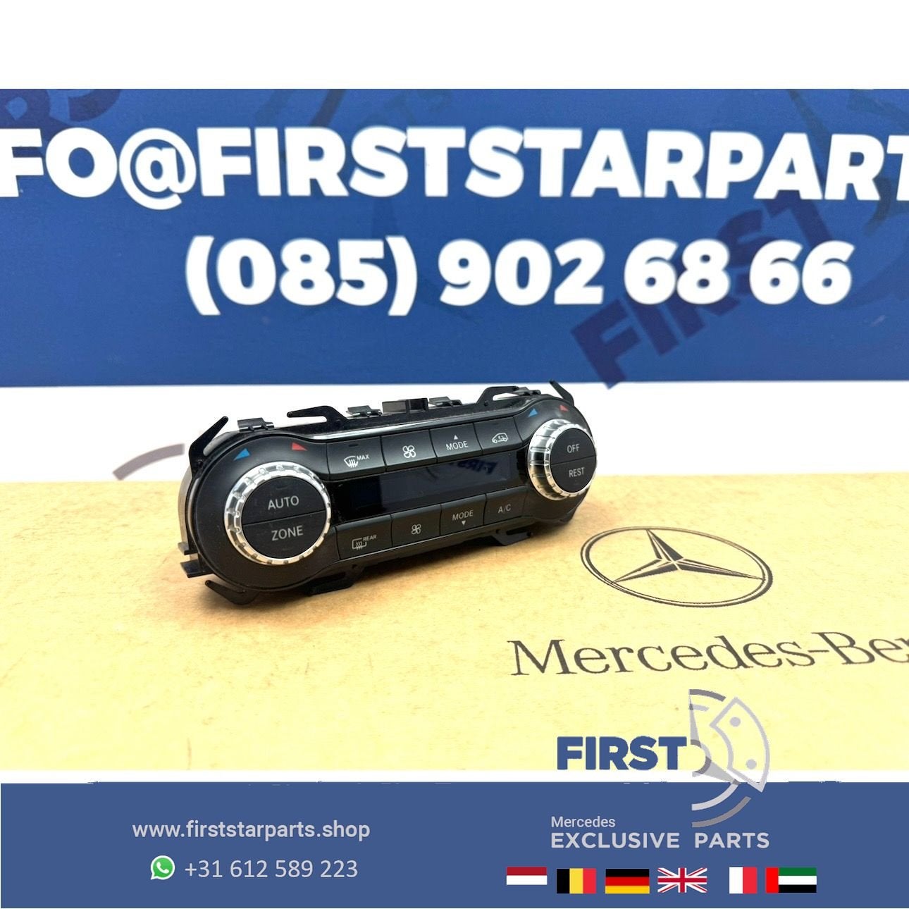 Digitale climatronic airco display A2469008415 Mercedes A Kl
