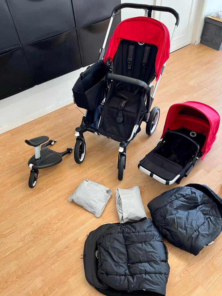Bugaboo donkey 3 duo / mono - 1 tot 3 kindjes, Kinderen en Baby's, Buggy's, Ophalen, Zo goed als nieuw