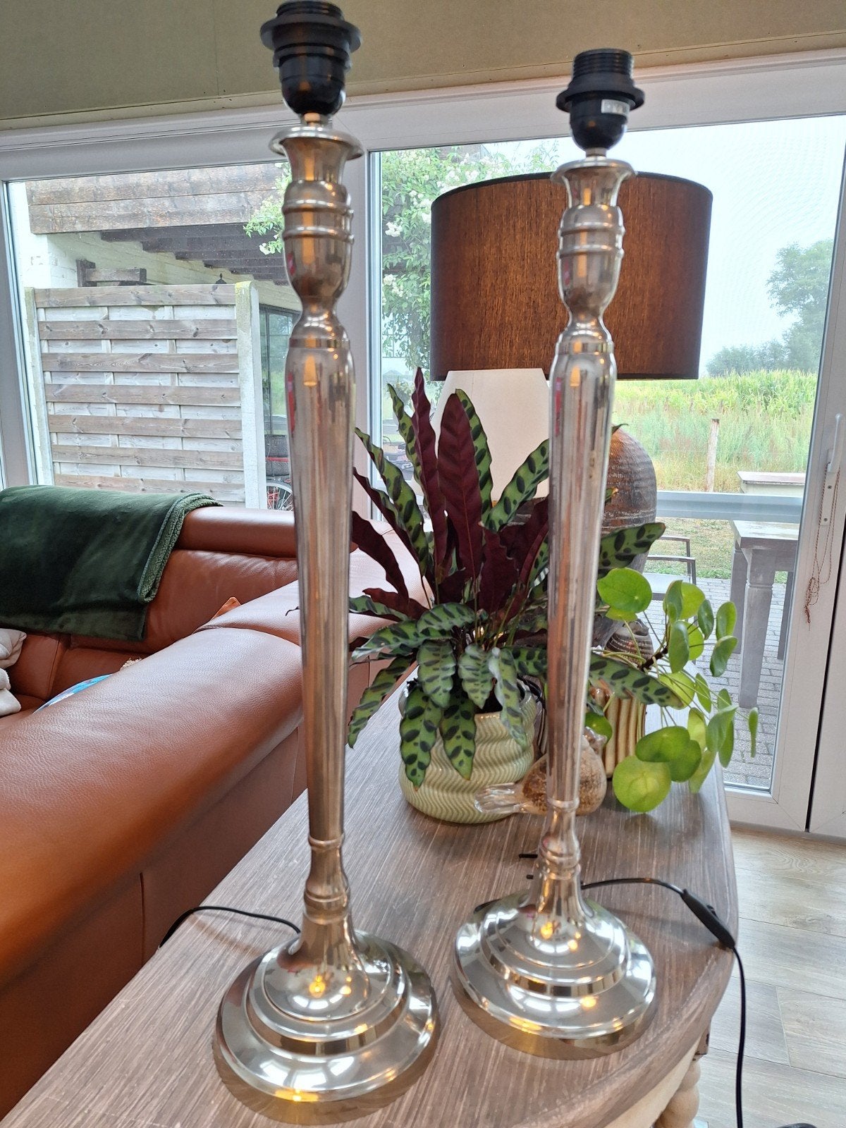 2 prachtige XXL tafellamp voeten van Rivièra Maison  - 70cm, Ophalen