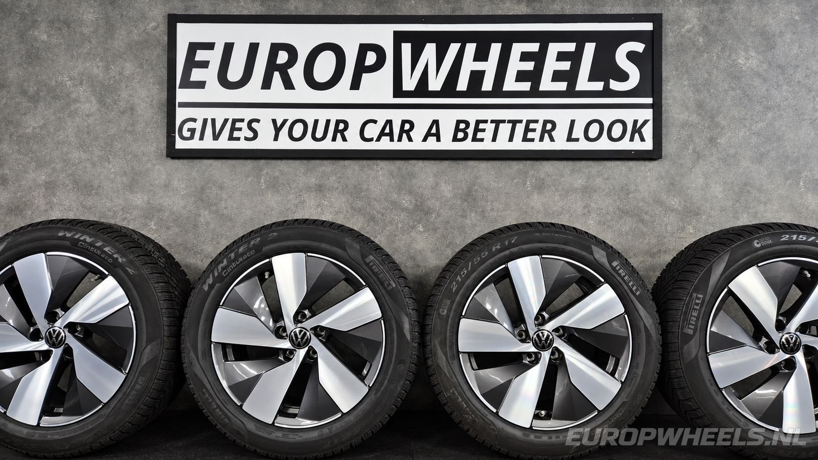 17 inch VW Passat B9 B8 T-Roc velgen winterbanden, -, -, Banden en Velgen, 17 inch