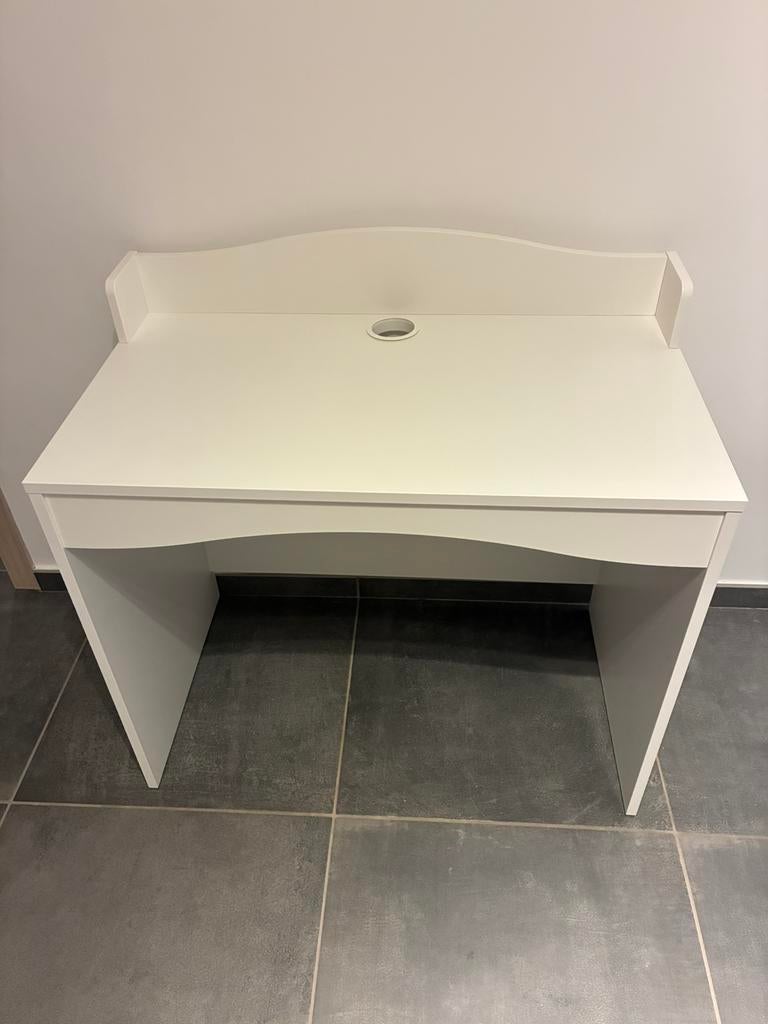 Bureau, blanc, 93x51 cm, Ophalen, Zo goed als nieuw