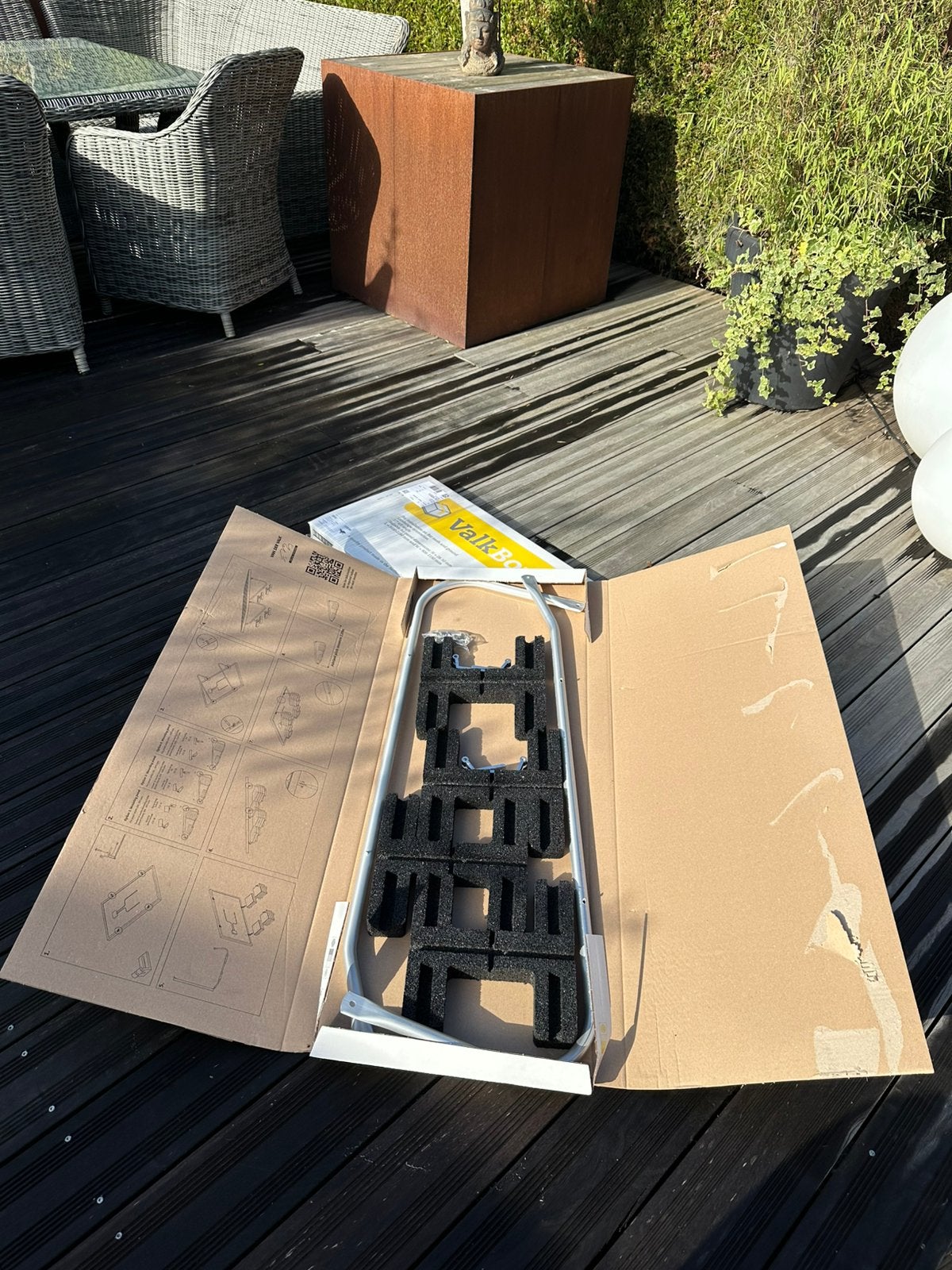 2 supports pour panneaux photovoltaïques d’1m14, Bricolage & Construction, Enlèvement, Neuf, Système complet