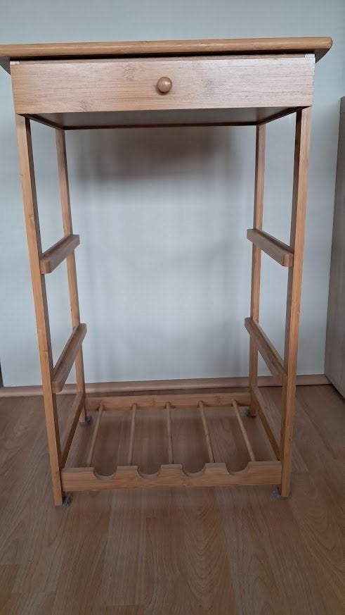 Bijzettafel voor keuken, Ophalen, Overige typen, Hout, Zo goed als nieuw