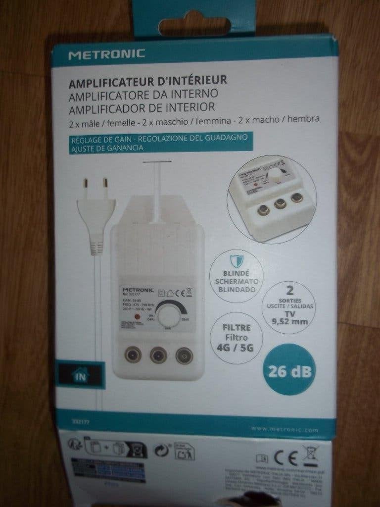 amplificateur d 'intérieur metronic, TV, Hi-fi & Vidéo, Enlèvement, Neuf