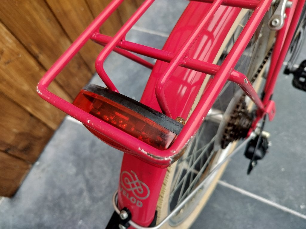 22 inch kinderfiets meisje, Ophalen, 22 inch, Velgrem, Zo goed als nieuw
