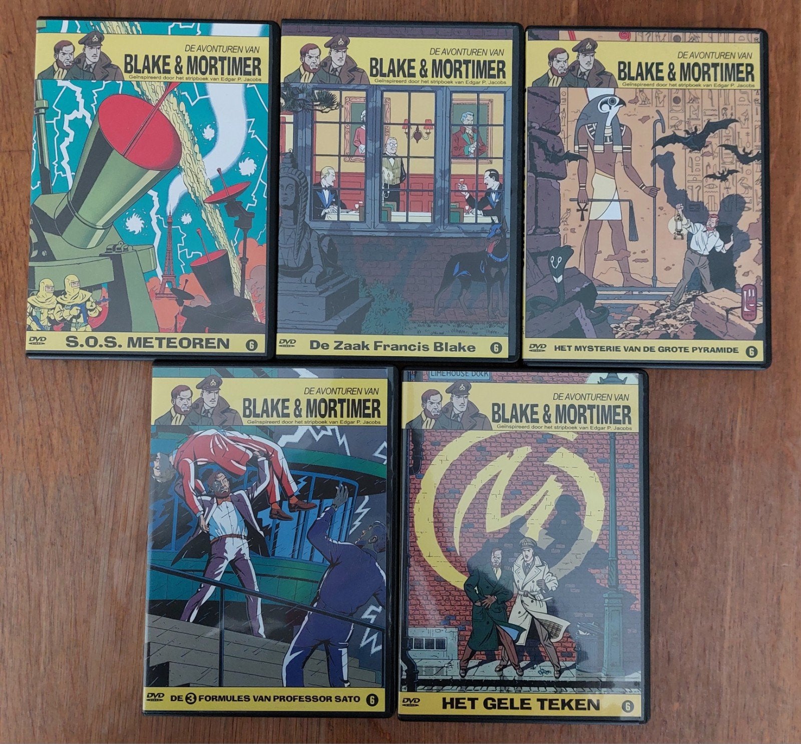 DVD  - STRIPS  - BLAKE & MORTIMER  - LOT - NIEUW, À partir de 6 ans, Enlèvement ou Envoi, Dessin animé, Comme neuf