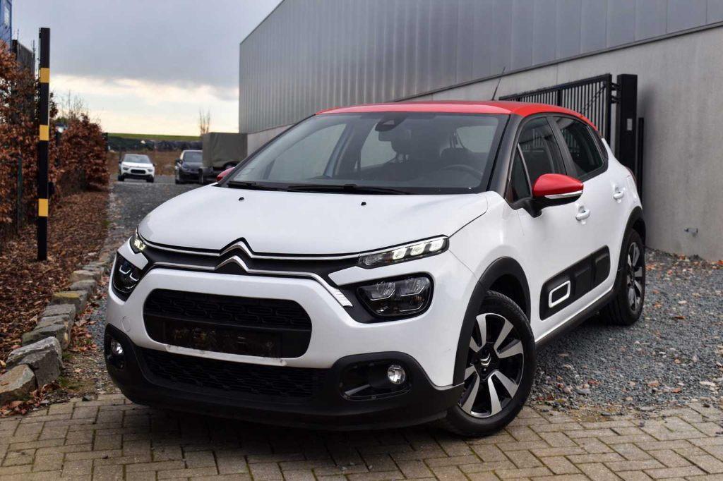 Citroen C3 1.2 Shine EAT6 110CV Airco/Navi/Led/Airbump BTW, Auto's, Citroën, Bedrijf, Te koop, C3, Bluetooth, Benzine, Euro 6