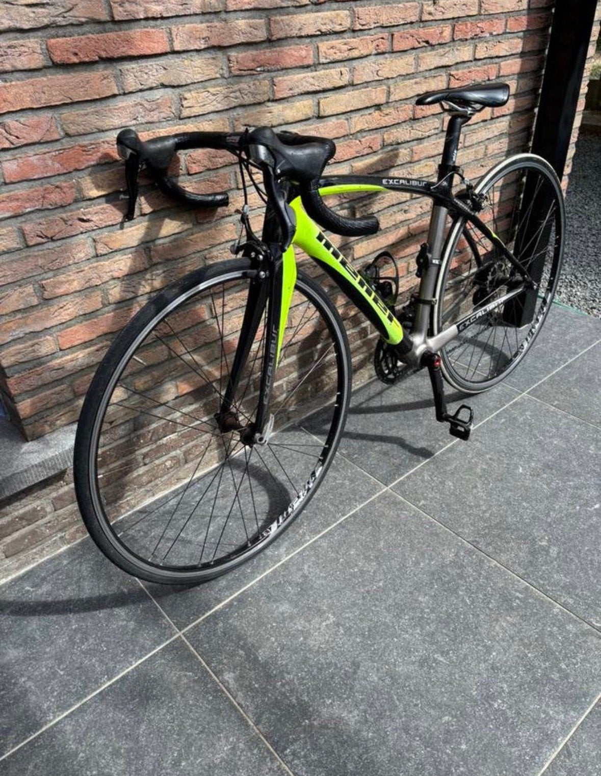 Koersfiets kinderen, Fietsen en Brommers, Ophalen, Zo goed als nieuw, Carbon