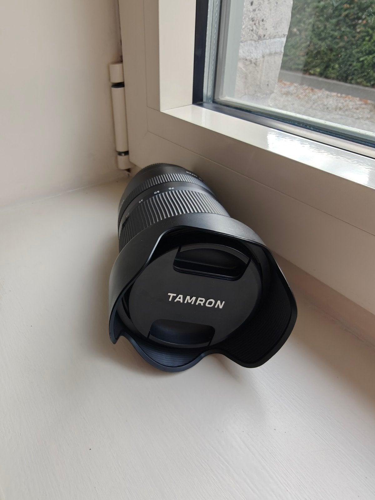 Tamron 17-70 fuji mount, Audio, Tv en Foto, Ophalen, Gebruikt, Zonnekap, Overige typen