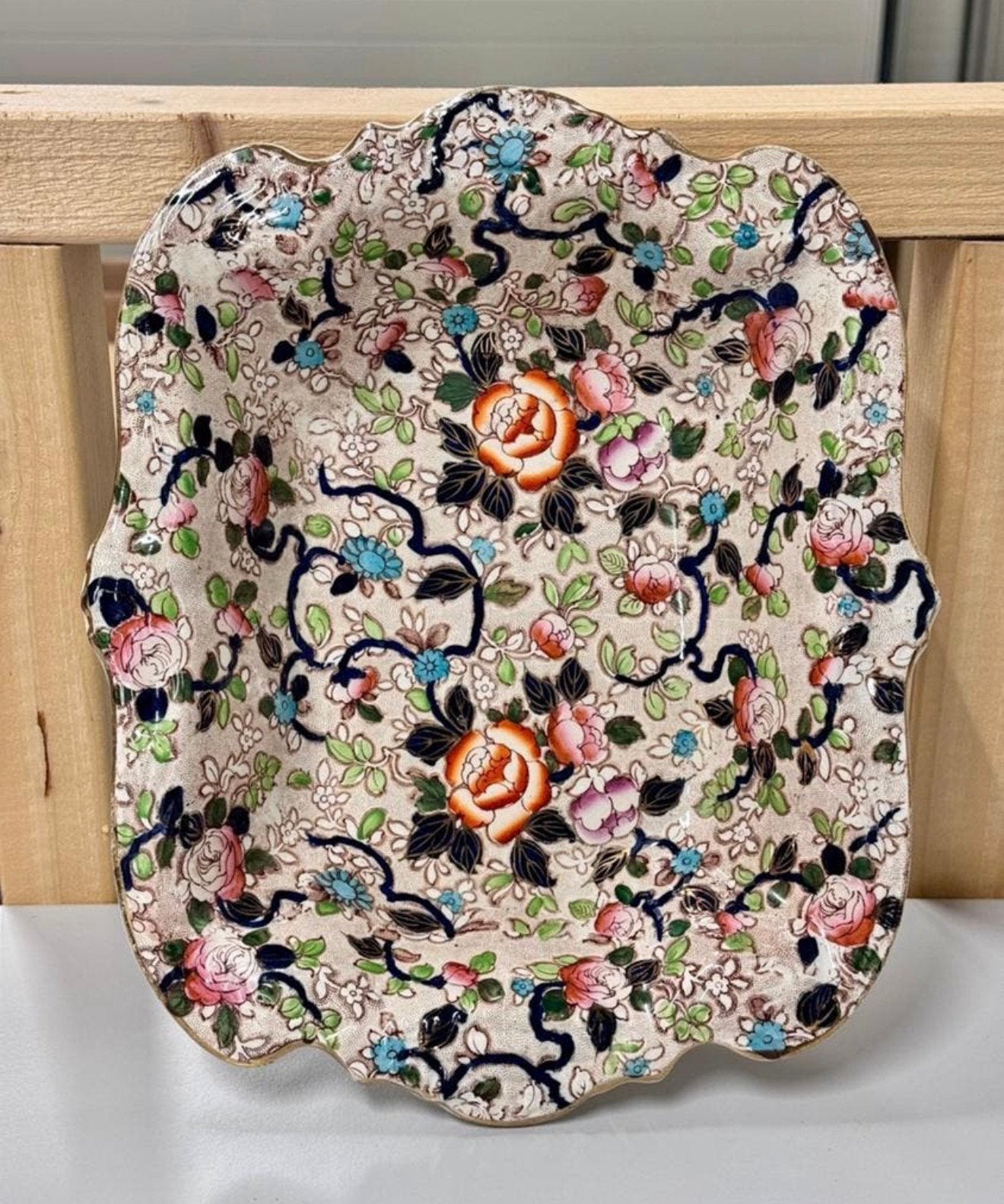 BOL STAFFORDSHIRE IMARI, époque victorienne du XIXe siècle, Enlèvement ou Envoi