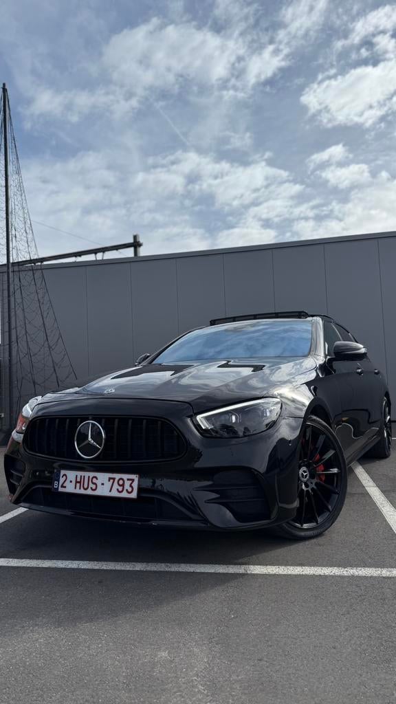 Mercedes E300 de  2020 zwart, Auto's, Mercedes-Benz, Automaat, 143 kW, 4 cilinders, Zwart
