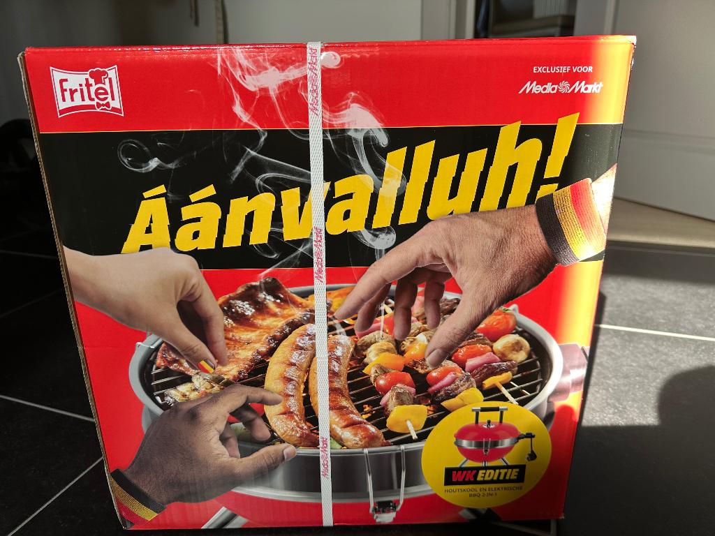 BBQ elektrisch of houtskool, Tuin en Terras, Ophalen, Nieuw, Fritel