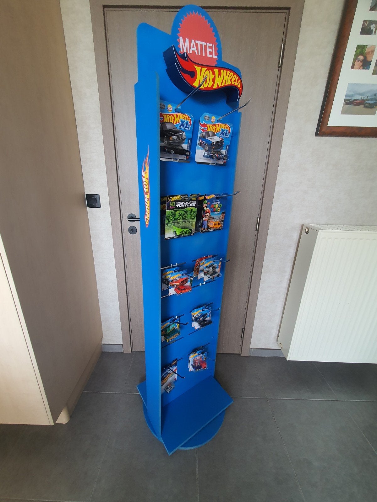 hotwheels custom display + led, Ophalen