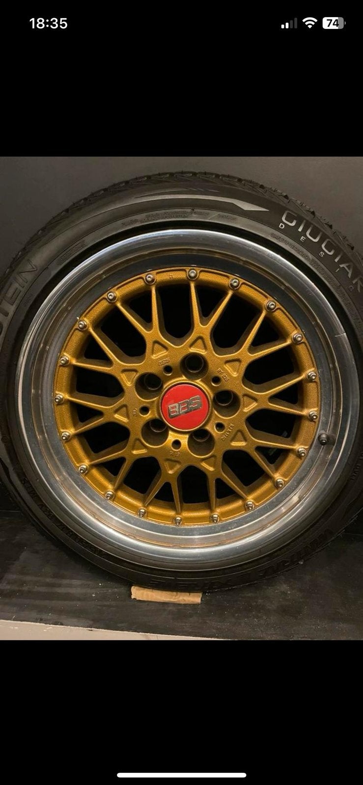 Compleet opnieuw opgemaakte unieke set Bbs ry 2 delig, Auto-onderdelen, Ophalen, Nieuw, 17 inch, Band(en)
