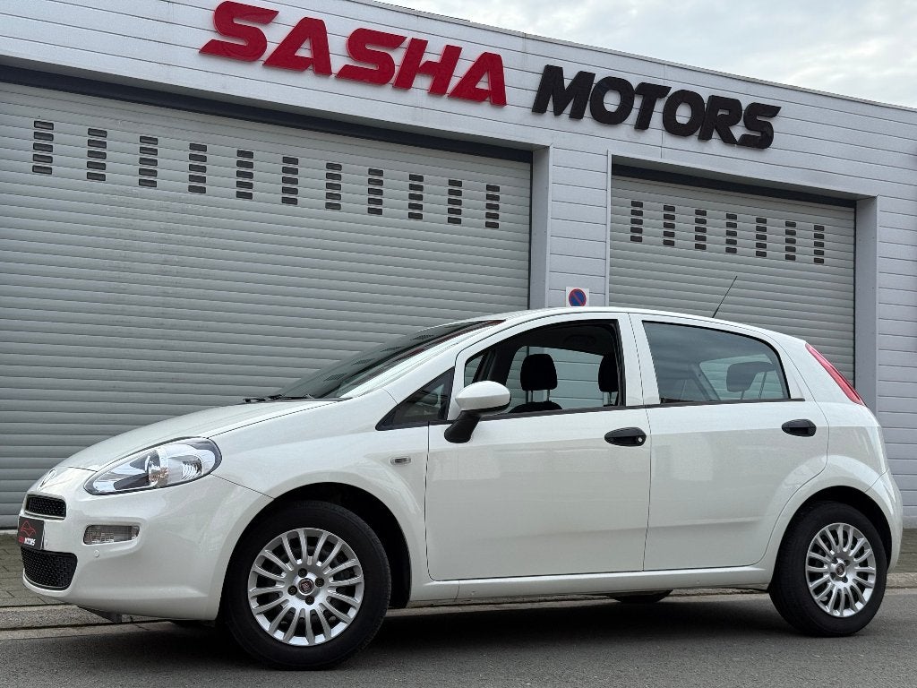 Fiat Punto 1.2 Benzine '15 | Airco | 71.000 KM | 12MGarantie, Auto's, Voorwielaandrijving, Stof, Wit, Bedrijf