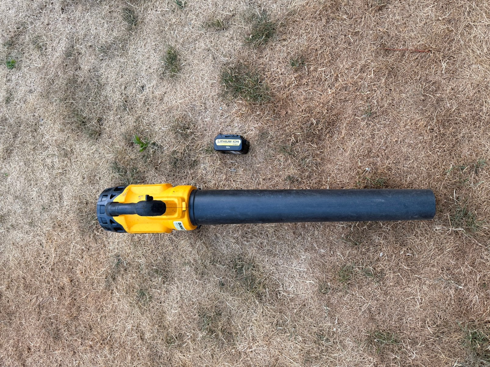 Dewalt bladblazer, Ophalen, Gebruikt, Accu, Handgedragen