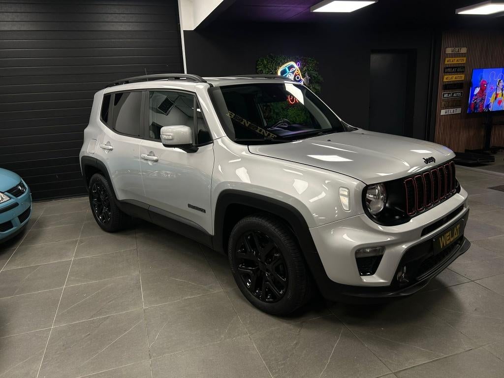 JEEP RENEGADE TURBO 2020 BENZINE 59.000KM NIEUWE STAAT, Autos, Jeep, Bluetooth, Argent ou Gris, Achat, Euro 6