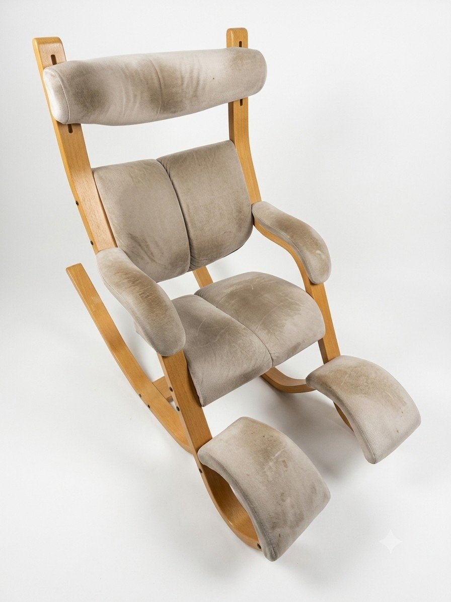 Chaise Stokke Varier Gravity — Fauteuil à bascule ergonomiqu, Enlèvement, Bois