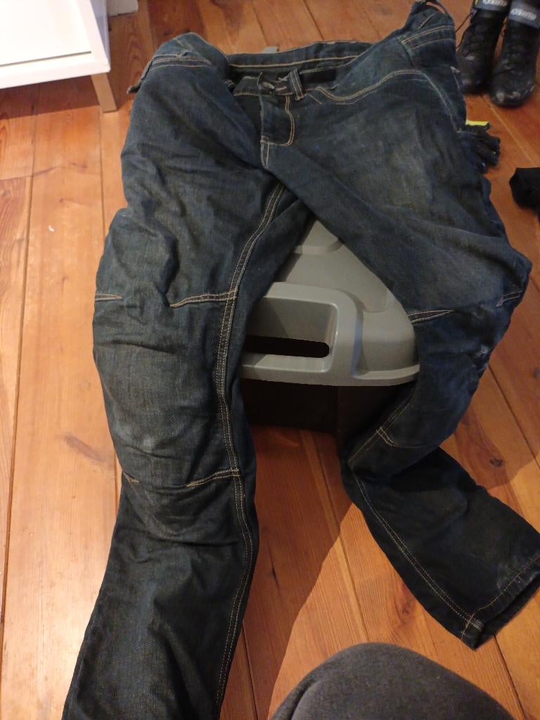 moto jeans broek, Motoren, Kleding | Motorkleding, Ophalen, Dames, Broek | leer