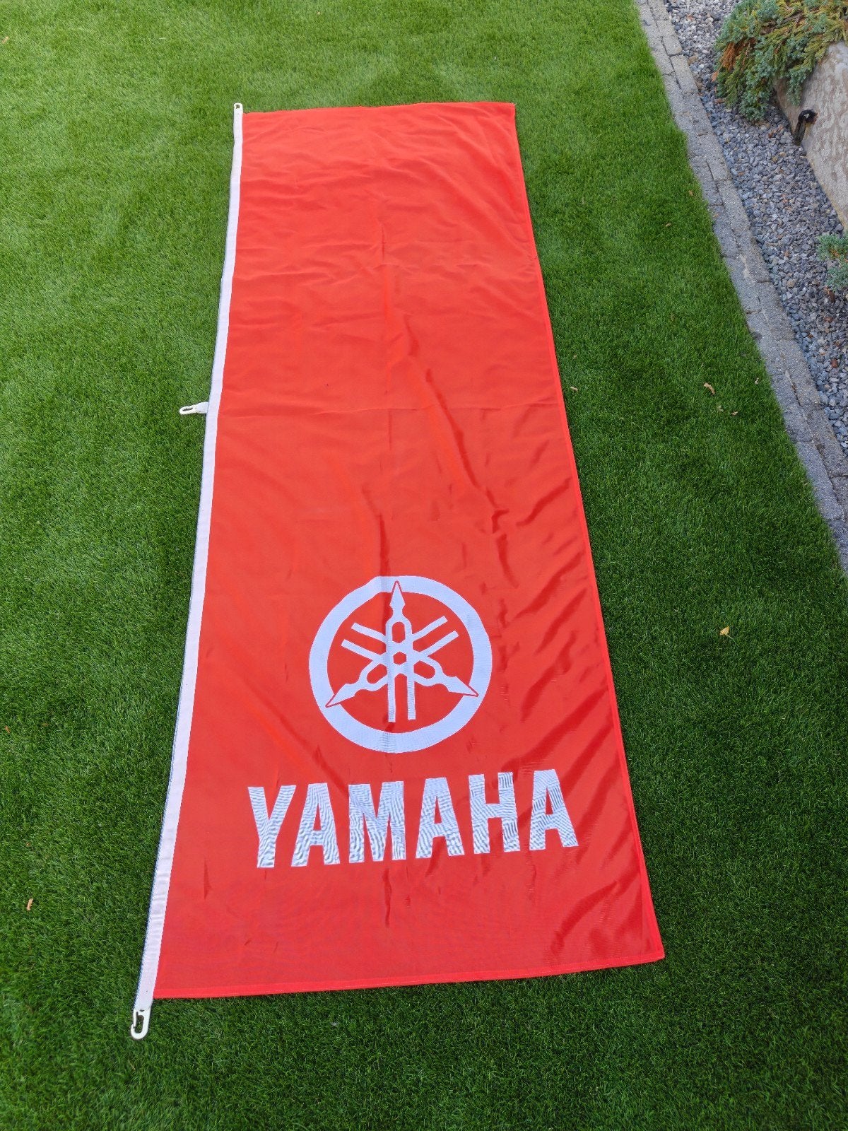 Yamaha vlag *nieuw*, Ophalen