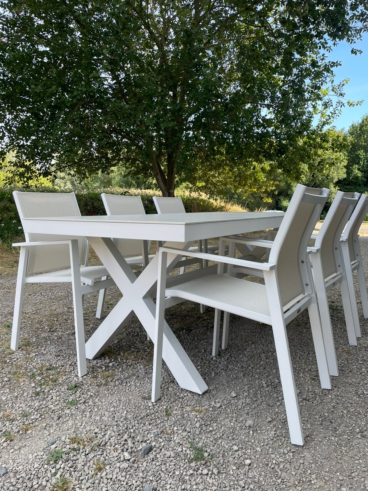 Als nieuw! Moderne tuinset in uitstekende staat!, Enlèvement, Comme neuf
