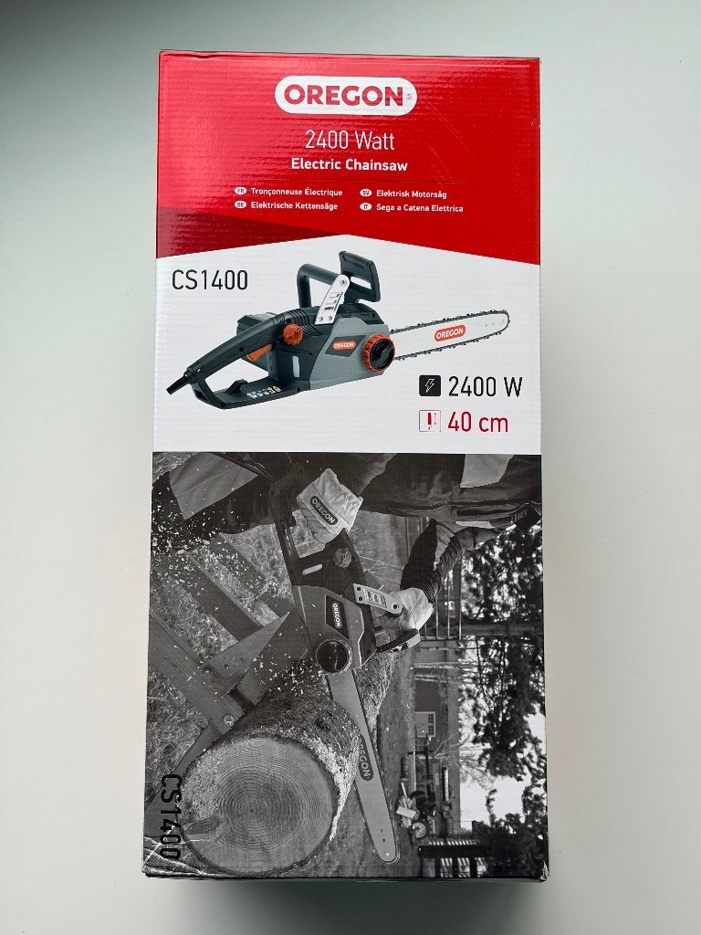 Kettingzaag OREGON CS1400 elektrisch - NIEUW, Ophalen, Kettingzaag, Nieuw, 30 tot 70 mm