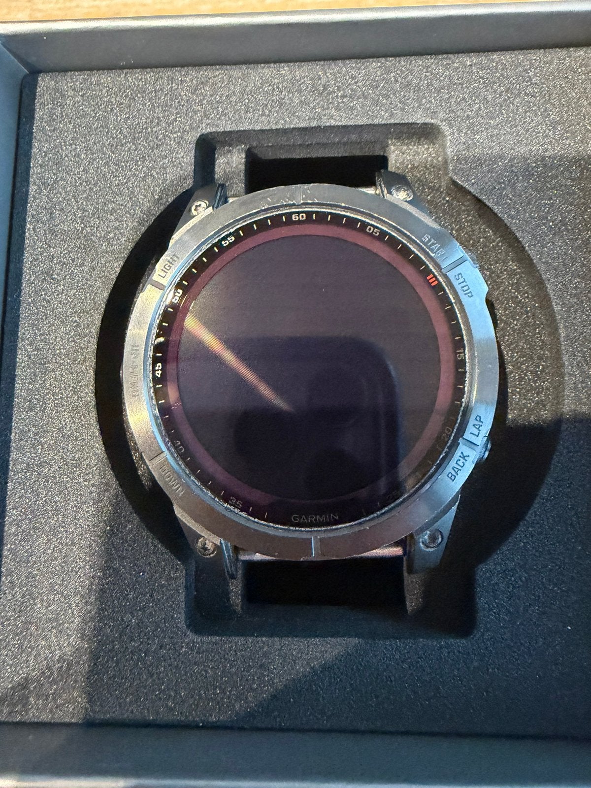 Garmin Fenix 7 Sapphire Solar 47mm, Ophalen, Gebruikt, Zwart, Waterdicht