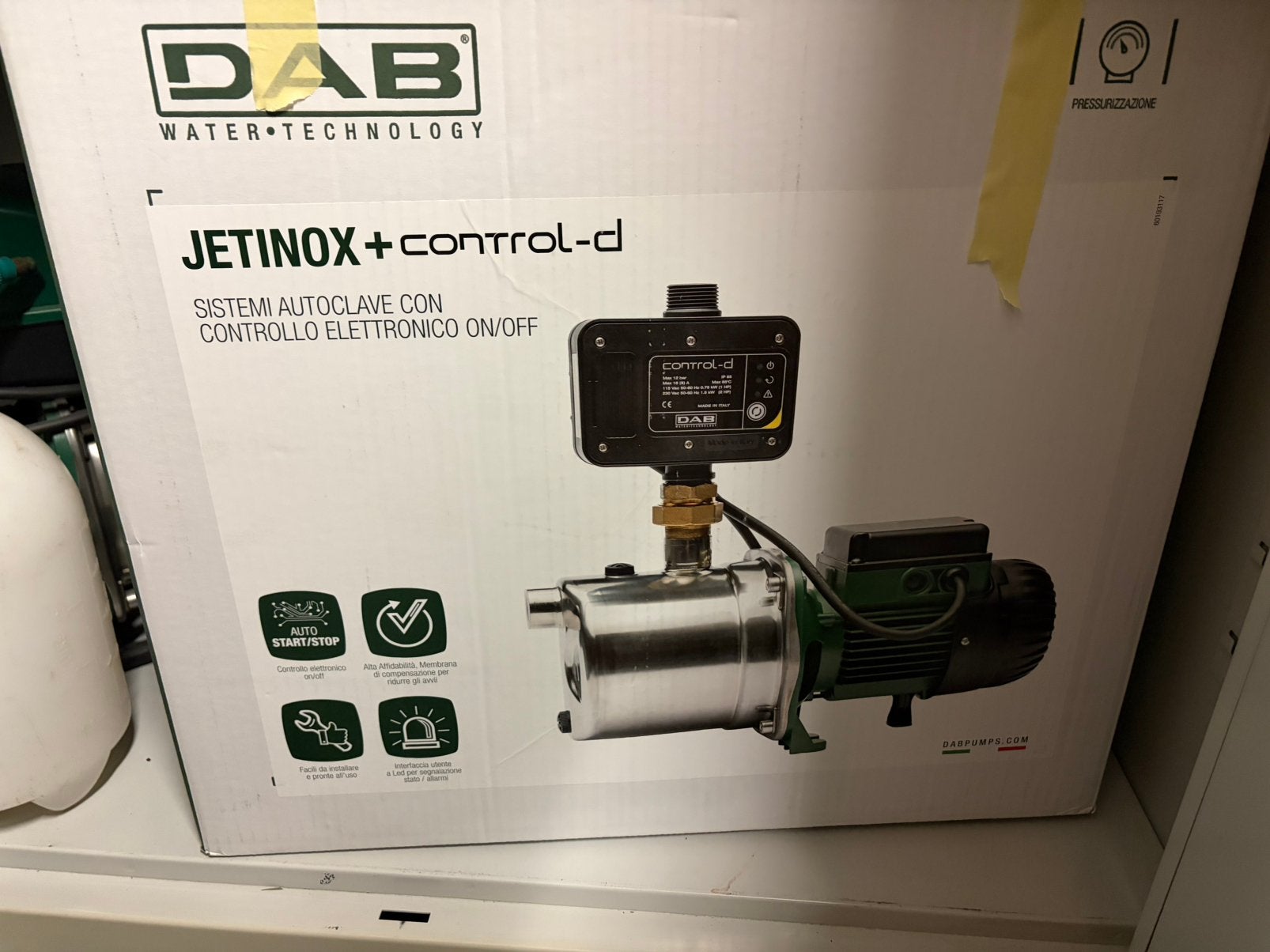 Dab jetinox 132m + control, Ophalen, Zo goed als nieuw