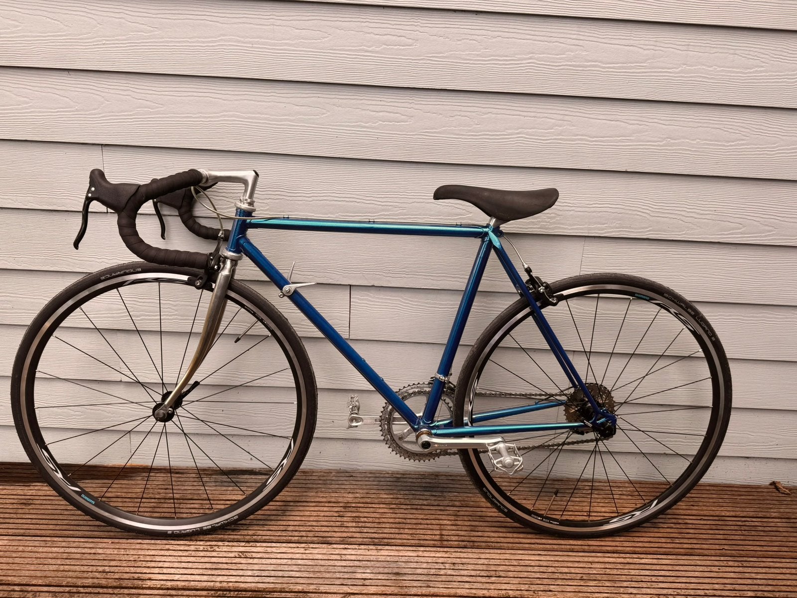 Retro Koersfiets, Vélos & Vélomoteurs, Vélos | Vélos de course, Autres marques, Frein sur jante, Enlèvement, 53 à 57 cm