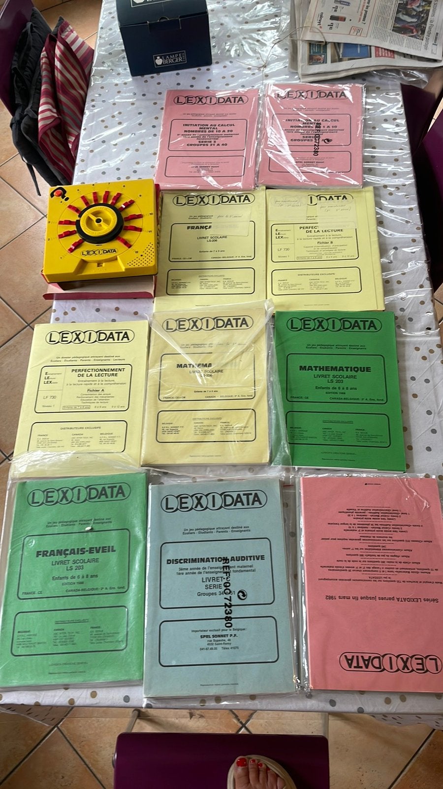 Jeu educatif  lexidata et fiches, Enlèvement ou Envoi