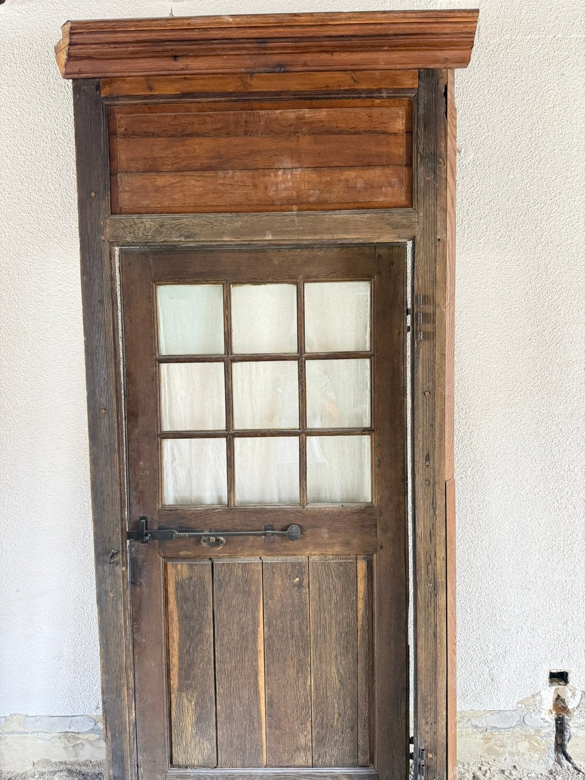 Porte en chêne massif d’interieur, Antiquités & Art, Antiquités | Meubles | Armoires, Enlèvement