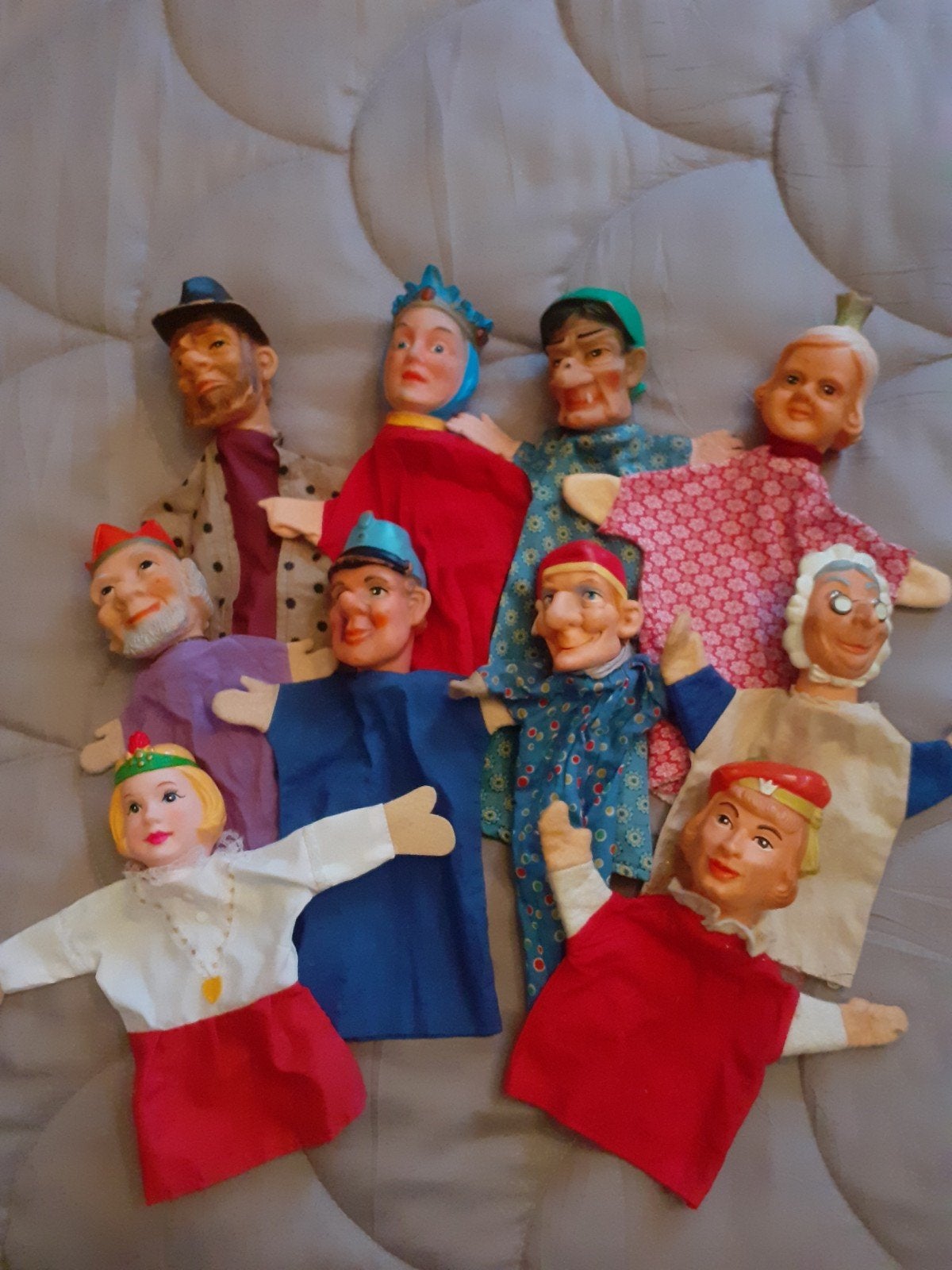 Retro Handpoppen Poppenkastpoppen ( X ), Ophalen of Verzenden