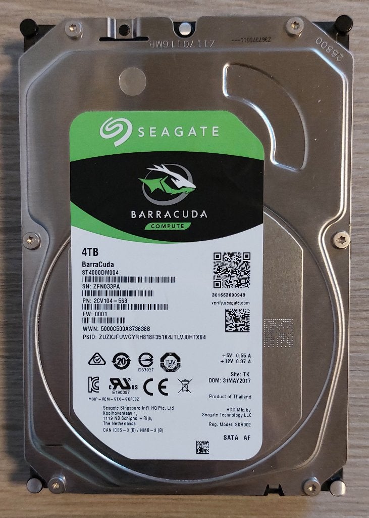 DISQUE DUR SEAGATE BARRACUDA 4T - Comme neuf, Computers en Software, Harde schijven, Intern, 4 Teras, Ophalen of Verzenden, Zo goed als nieuw