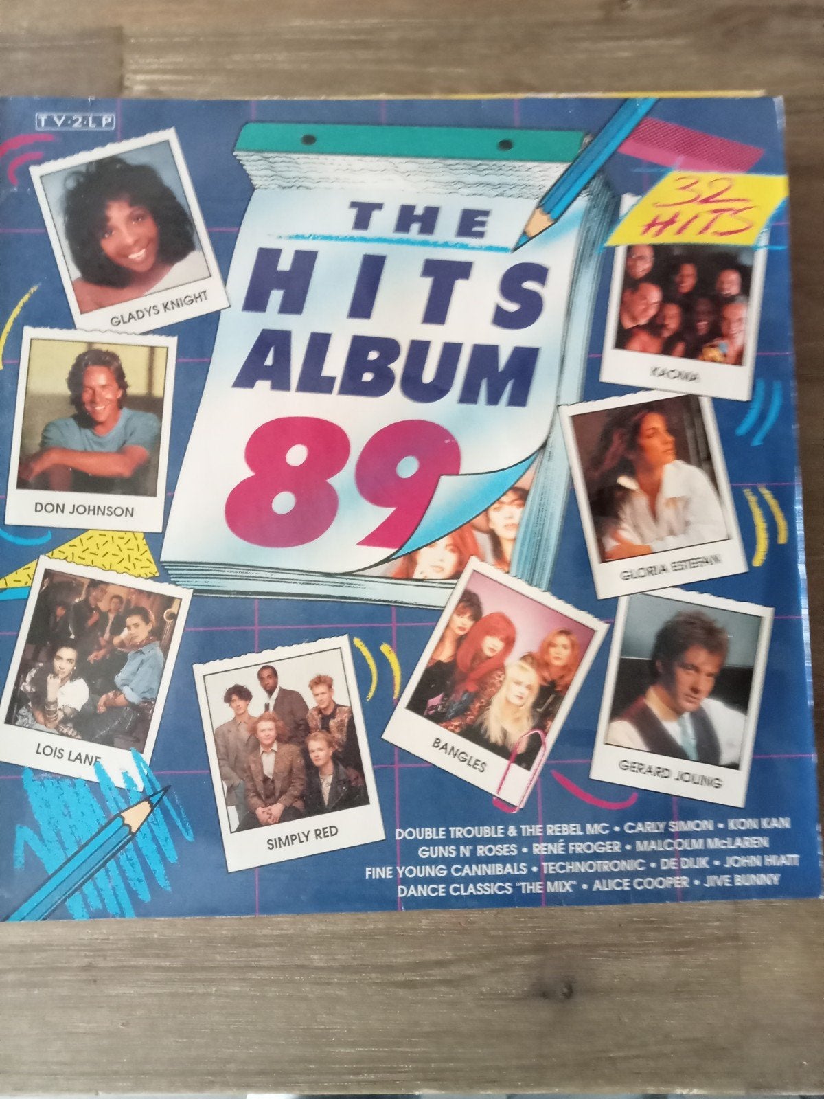 disque vinyl 33 tour 2 lp 3 euros hits album 1989, CD & DVD, Suppléments, Utilisé, Pop, Enlèvement