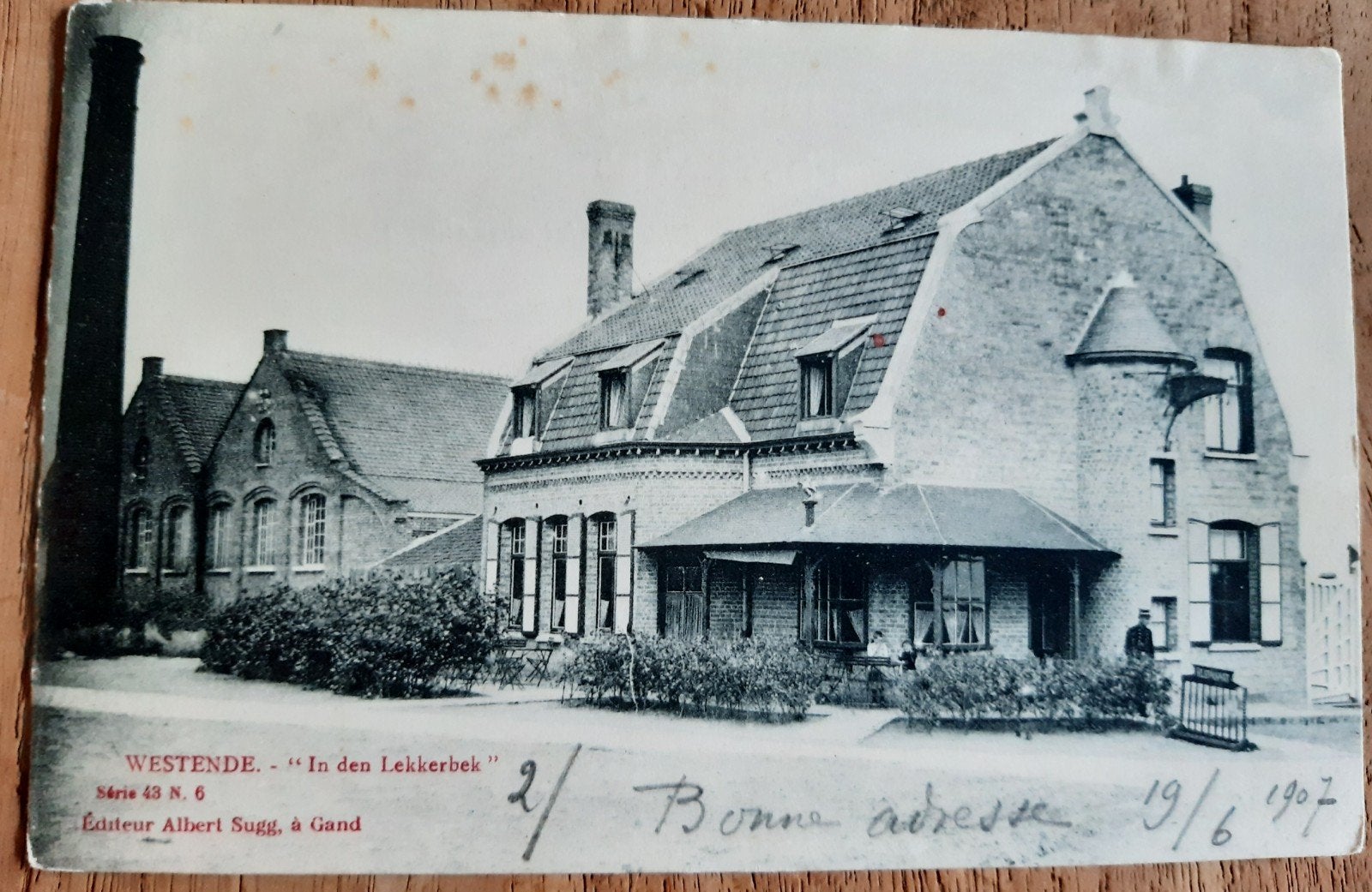 postkaart WESTENDE de LEKKERBEK, Verzamelen, Ophalen of Verzenden