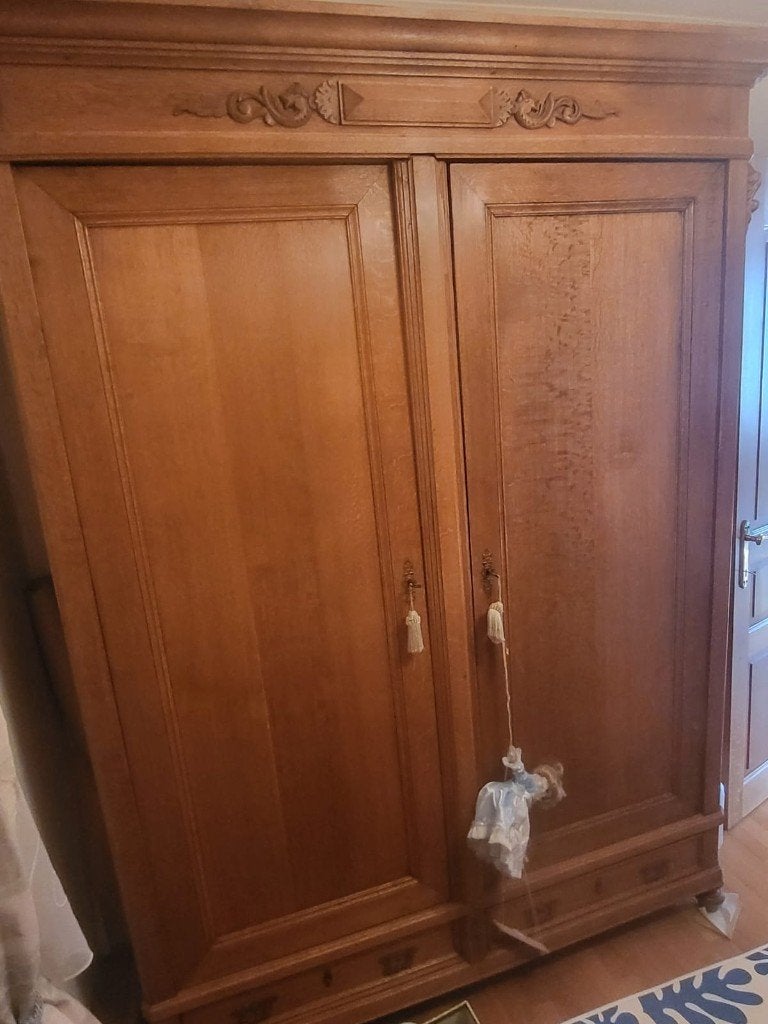 garde robe chêne, Maison & Meubles, Armoires | Penderies & Garde-robes, Enlèvement, Comme neuf, Chêne