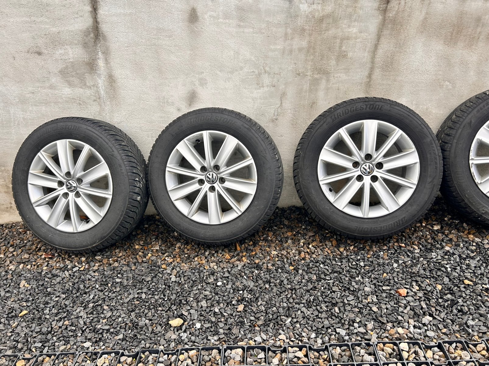 Jantes alu VW Polo, Autos : Pièces & Accessoires, Enlèvement, 15 pouces, Pneus hiver, Pneu(s)