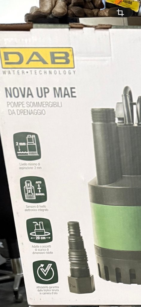 Dab dompelpomp, Jardin & Terrasse, Pompes à eau, Enlèvement, Neuf, Électrique, Pompe à eaux claires